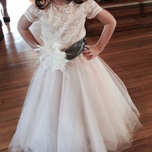 Handmade flower girl/formal dress
